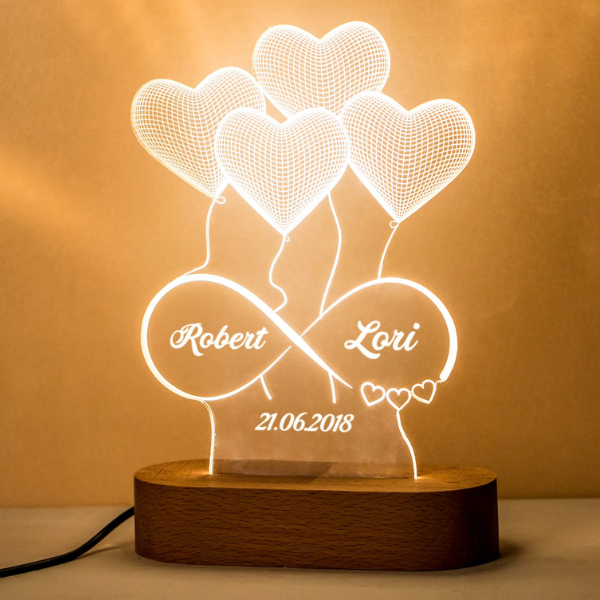 Customized store night lamp