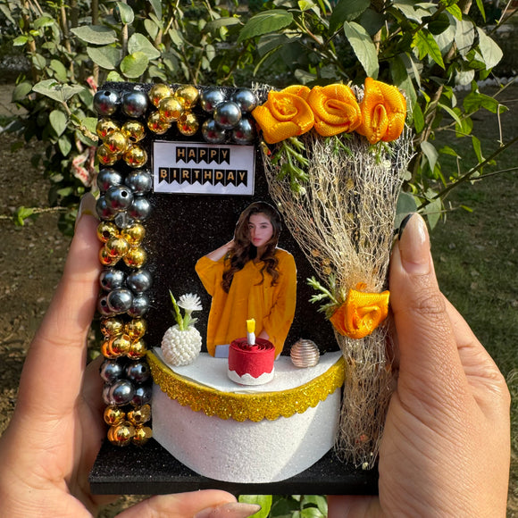 Personalised Birthday Miniature Photo Art