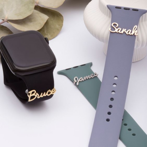 Gold Plated Personalised Name Watch Charm