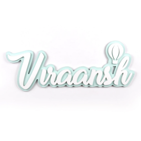 Two Layer Airballoon Name Plate