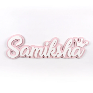 Two Layer Crown Name Plate