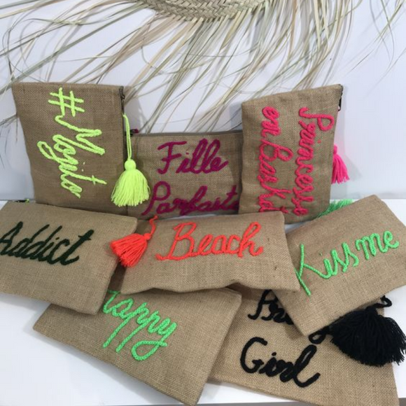 Neon Personalized Clutch