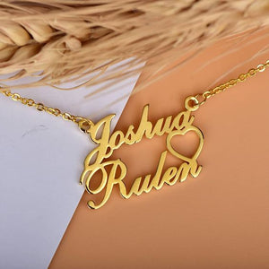 Gold Plated Name Pendant –